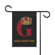 God Loves You Garden & House Banner