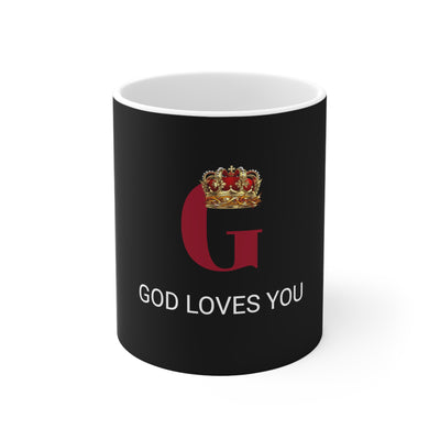 GOD LOVES YOU Ceramic Mug