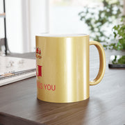 GOD LOVES YOU Metallic Mug (Silver\Gold)