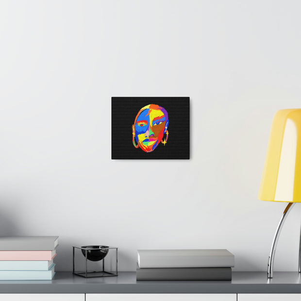 Colorful face Canvas