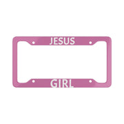 JESUS GIRL License Plate Frame