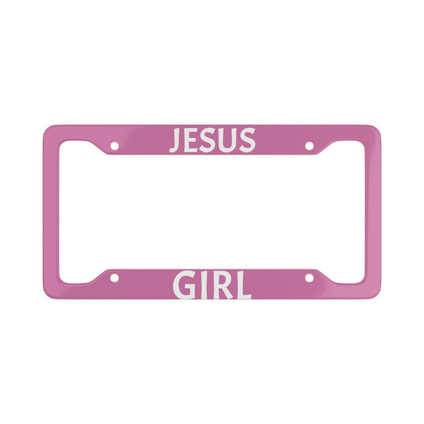 JESUS GIRL License Plate Frame