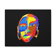 Colorful face Canvas